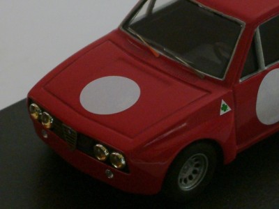 Alfa Romeo Alfetta 1.8 Gr. 2 Assetto Corsa 1972 - Serie Kit Montati By Carrara Models n° 2015 / 02 e 03 - Special Built 1:43 